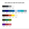 tank top color chart - Seven Deadly Sins Store