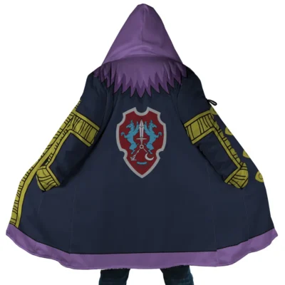 Meliodas Four Knights of the Apocalypse SDS AOP Hooded Cloak Coat MAIN Mockup - Seven Deadly Sins Store